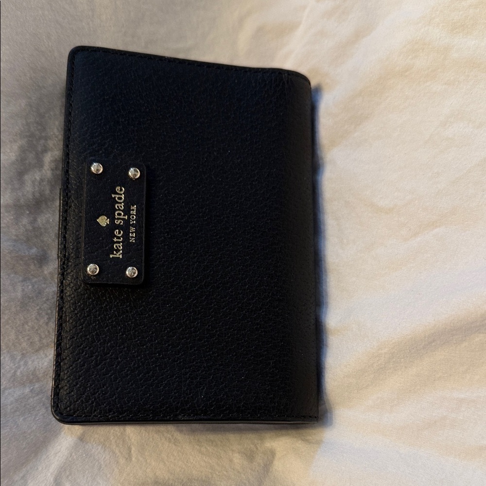 Kate Spade Black Textured Wallet